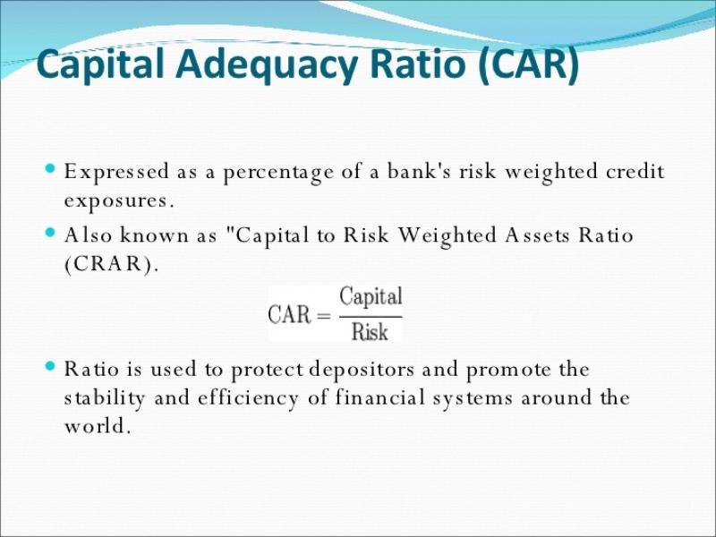  capital adequacy ratio