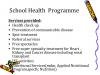 school health programme